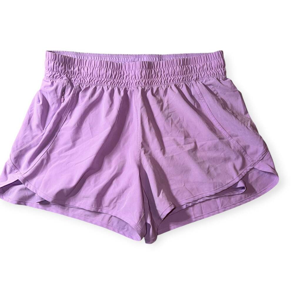 Avia Active Running Shorts, Womens XL 16-18, Lavender, Lined, Sporty, Fitness
